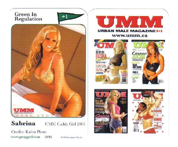 Sabrina Starr - UMM Magazine's hottest 18 golf models featuring Sabrina Starr 