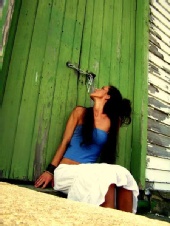 Adrienne Nicole - chain on locked abandoned church door....  
