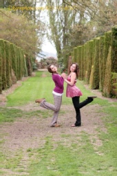 Molly - Molly and Brenda in the Garden