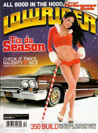 Angelina Zamora - Lowrider Magazine Cover Dec 2006