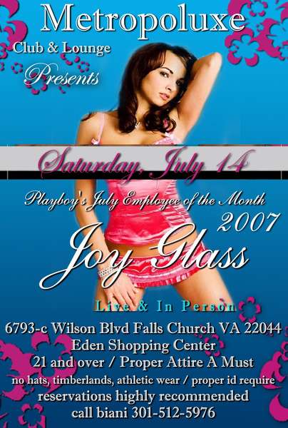 Joy Glass - Club Appearance