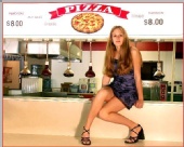 Megan - pizza