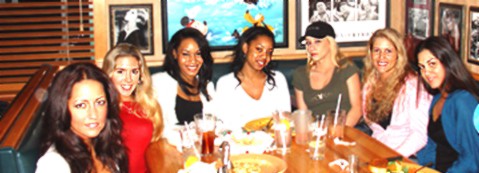 Claire Ryan - With the Ladies of the Playboy Superbowl Party