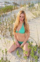 Tamara Rosenbloom - Kneeling in the Dunes