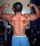 Carlo - back double biceps