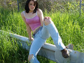 Lexi - Me sitting on a railing