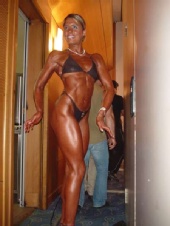 Cat - posing backstage