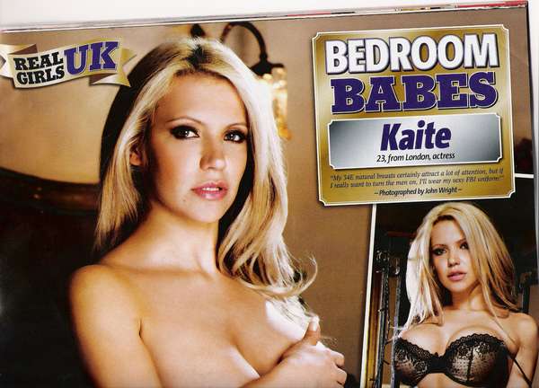 kaite johns - Nuts Mag - bedroom babe