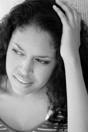 Heather Sparkman - black and white photo