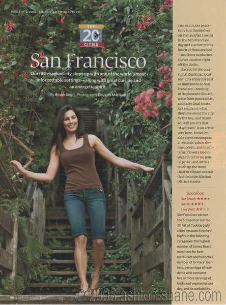 Ashton Shane - Cooking Light Magazine 