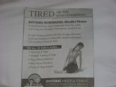 A.J. Duclos - Meditative-Yoga Ad featured in a Newspaper on 1/25/09