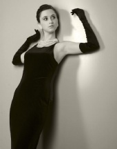 Michelle - against the wall