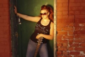 Betty Adams - roughin it.