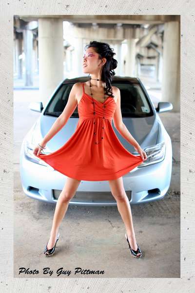 Ayaka-Lynn - Cool SCION and the orange dress!