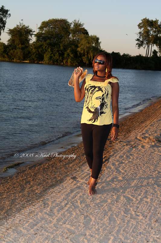 Miss Melissa - Taking a stroll on the beach