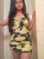 Crys - me in my baby phat dress