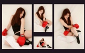 Hannah Haughton - the gloves ae on ;)