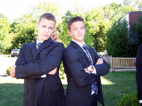 Kyle Place - Wearing a suit at my sister's wedding