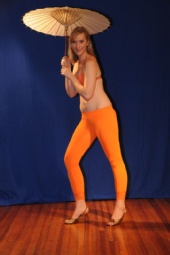 LJ - orange tights