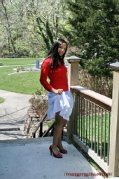 Alyce Johnson - top of steps