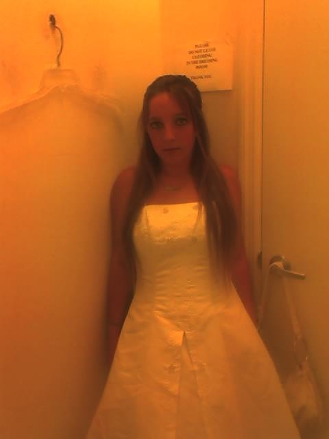 Calie Brasher - wedding dress