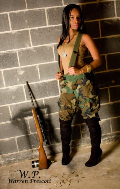 BRANAE` KERSEY - military theme photo shoot