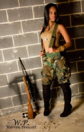 BRANAE` KERSEY - military theme photo shoot