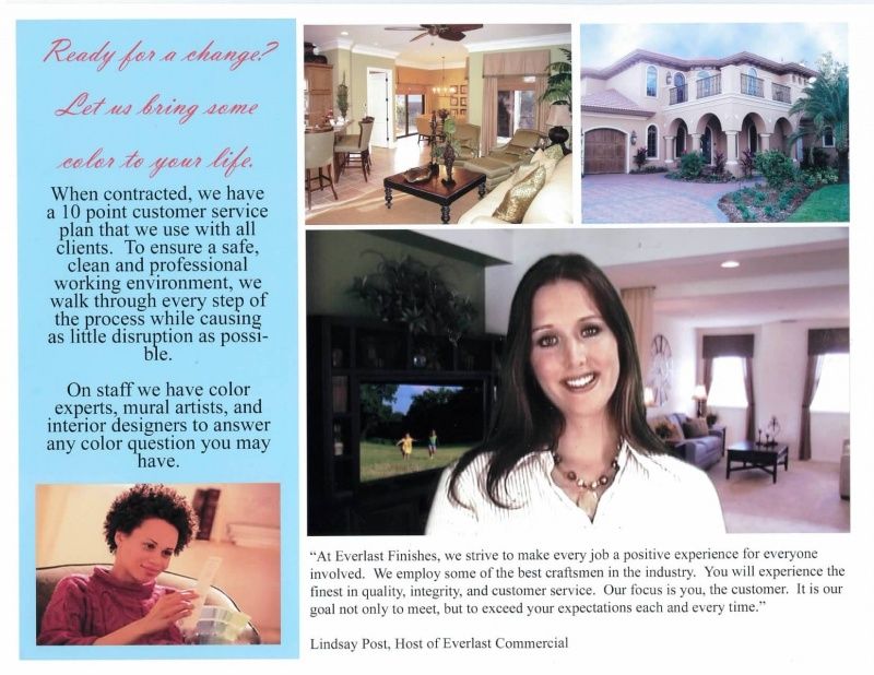 Lindsay Catherine - tear sheet for finish company