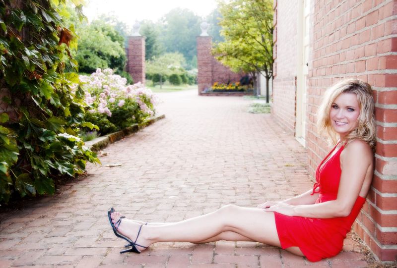 Julie Pittman - Red Dress