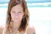 Jenna - Beach close up