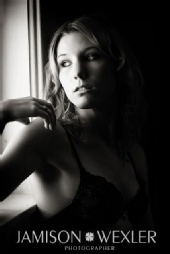 Little Miss Blonde - peekin out the window