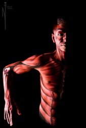 nads_uddin - body painting- Muscles