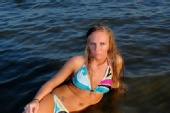Hollisterbabe2406 - In the water at the beach