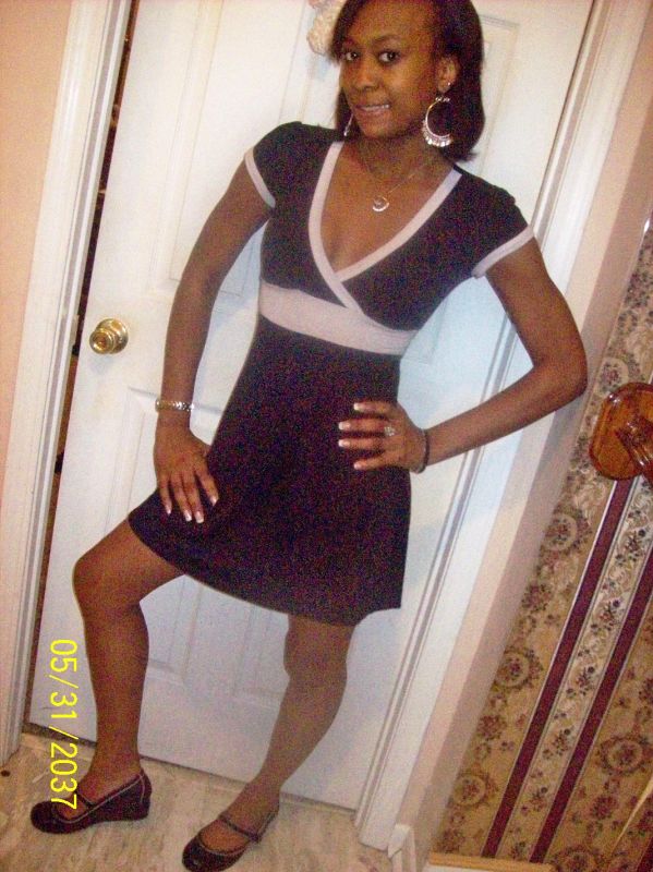 brittany - black and wihite dress