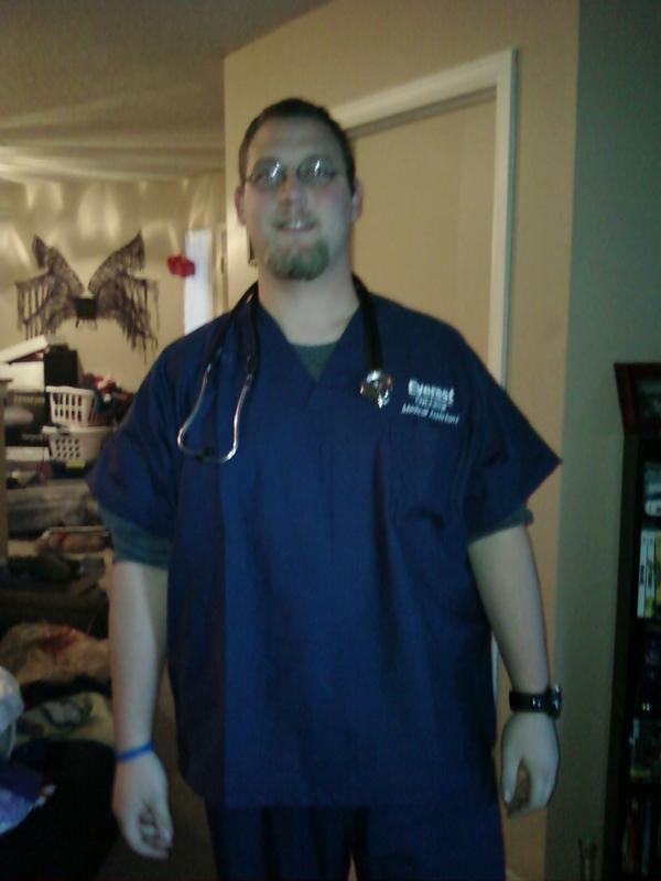 Kevy - Me in my scrubs