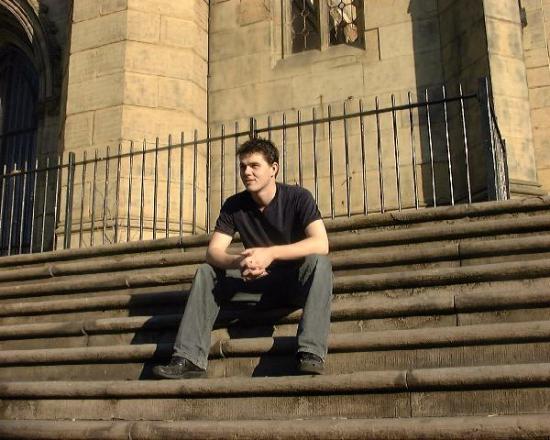Tom - on the steps