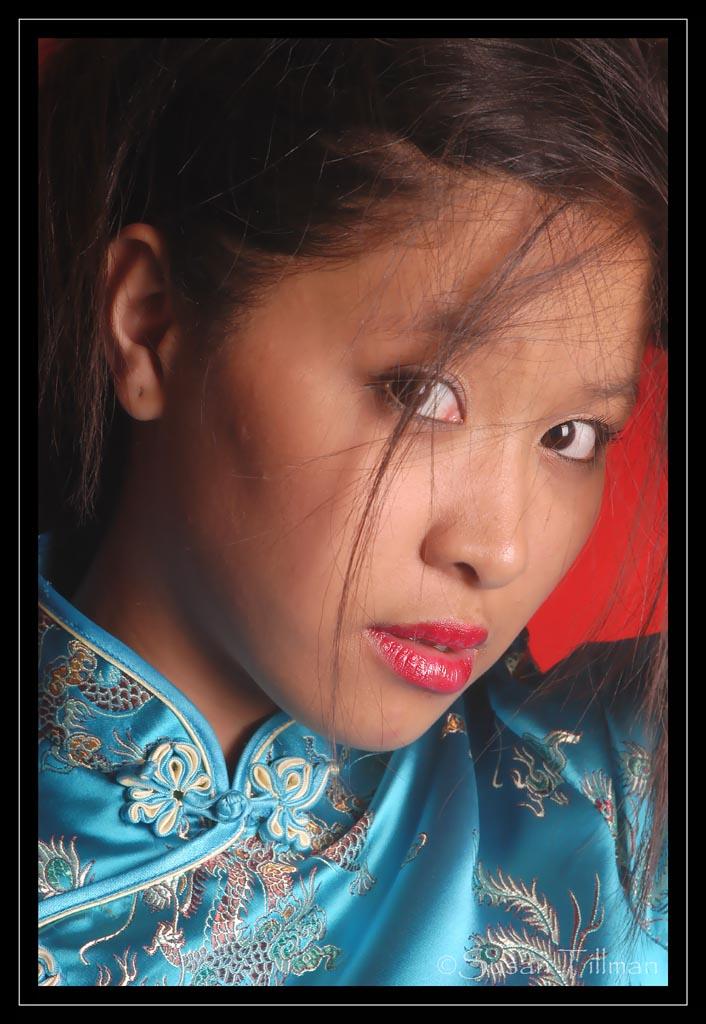 ann ann ( Filipina model ) - Chinise Dress