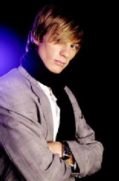 JD - Stairing with scarf around neck