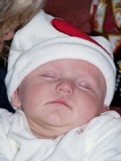 josh - josh's 1st xmas pic