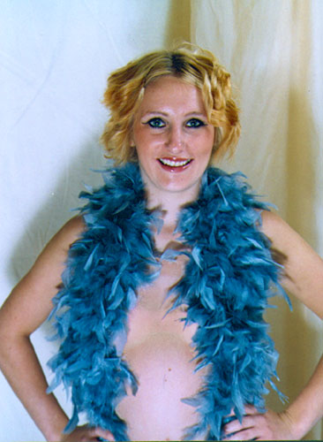Nic Rooney - feather boa