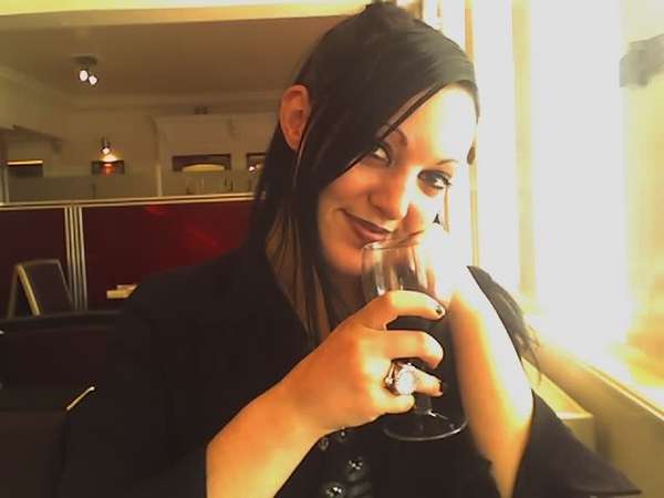 blackrose - posing at a new restaurant