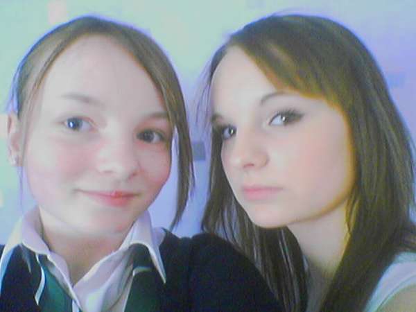 laydee laura - i am on the right with my little sister