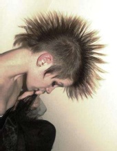 Harriet Bastin - school textile fashion shoot age 15