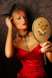 Emma Page - 40s hat shoot