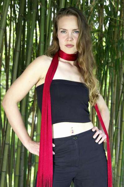 AngelDelinquent - red scarf