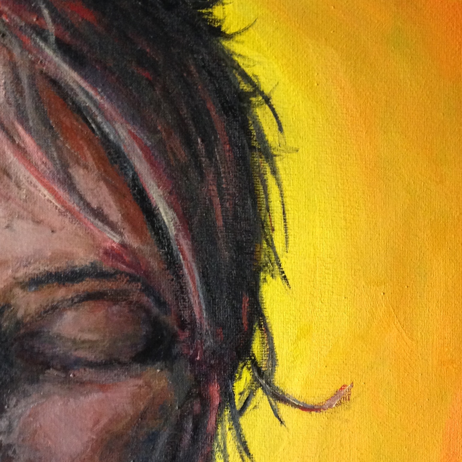 Sharkey Tait - Part of a painting