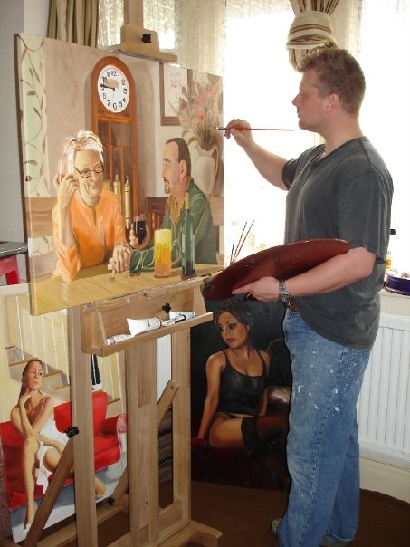 Terence Almond - Me Painting